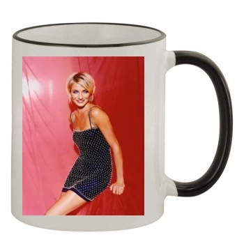 Cameron Diaz 11oz Colored Rim & Handle Mug