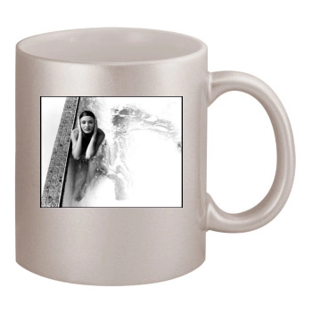 Cameron Diaz 11oz Metallic Silver Mug