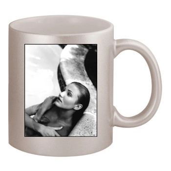 Cameron Diaz 11oz Metallic Silver Mug