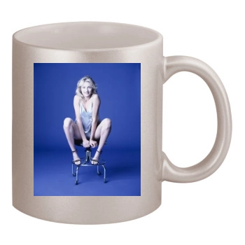 Cameron Diaz 11oz Metallic Silver Mug