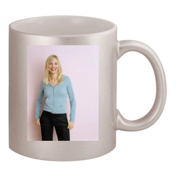 Cameron Diaz 11oz Metallic Silver Mug