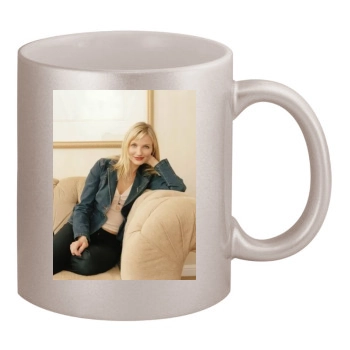 Cameron Diaz 11oz Metallic Silver Mug