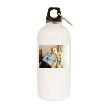 Cameron Diaz White Water Bottle With Carabiner