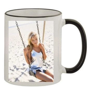 Cameron Diaz 11oz Colored Rim & Handle Mug