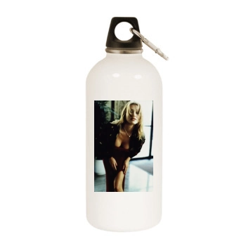 Cameron Diaz White Water Bottle With Carabiner