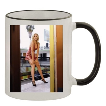 Cameron Diaz 11oz Colored Rim & Handle Mug