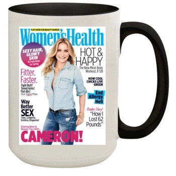 Cameron Diaz 15oz Colored Inner & Handle Mug