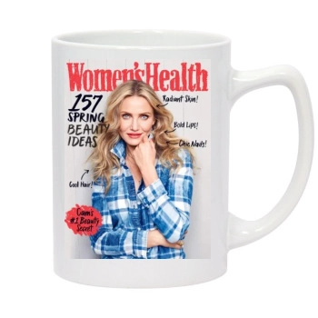 Cameron Diaz 14oz White Statesman Mug