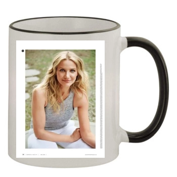 Cameron Diaz 11oz Colored Rim & Handle Mug