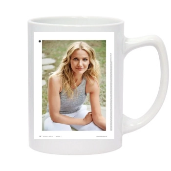 Cameron Diaz 14oz White Statesman Mug