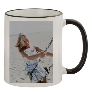 Cameron Diaz 11oz Colored Rim & Handle Mug