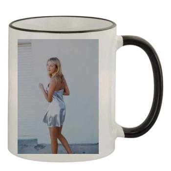 Cameron Diaz 11oz Colored Rim & Handle Mug