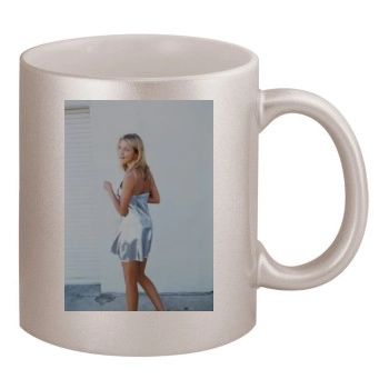 Cameron Diaz 11oz Metallic Silver Mug