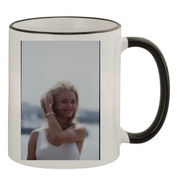 Cameron Diaz 11oz Colored Rim & Handle Mug