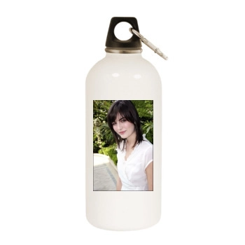 Camilla Belle White Water Bottle With Carabiner