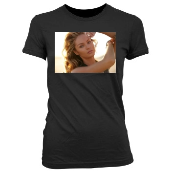 Candice Swanepoel Women's Junior Cut Crewneck T-Shirt