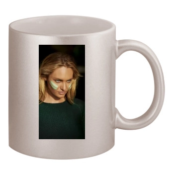 Candice Swanepoel 11oz Metallic Silver Mug