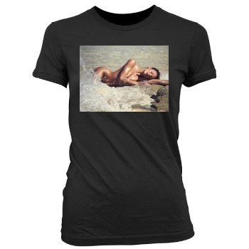 Candice Swanepoel Women's Junior Cut Crewneck T-Shirt