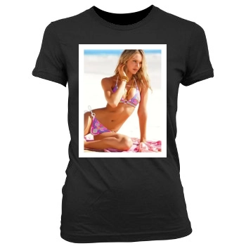 Candice Swanepoel Women's Junior Cut Crewneck T-Shirt