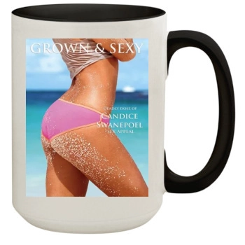 Candice Swanepoel 15oz Colored Inner & Handle Mug