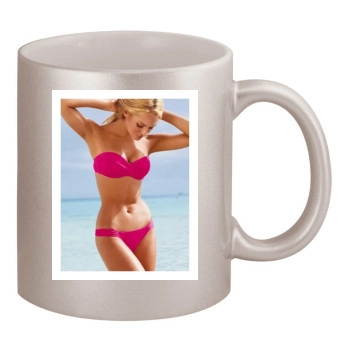 Candice Swanepoel 11oz Metallic Silver Mug