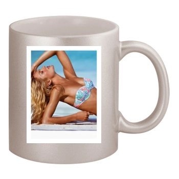 Candice Swanepoel 11oz Metallic Silver Mug