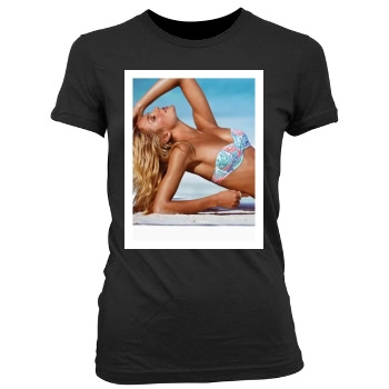 Candice Swanepoel Women's Junior Cut Crewneck T-Shirt