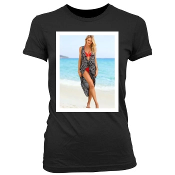 Candice Swanepoel Women's Junior Cut Crewneck T-Shirt