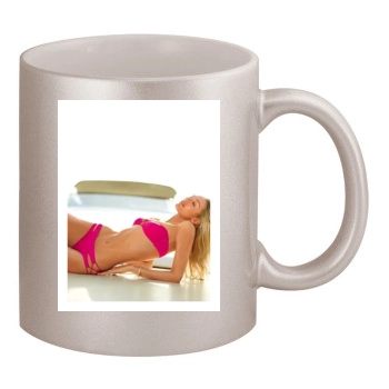 Candice Swanepoel 11oz Metallic Silver Mug