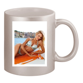 Candice Swanepoel 11oz Metallic Silver Mug