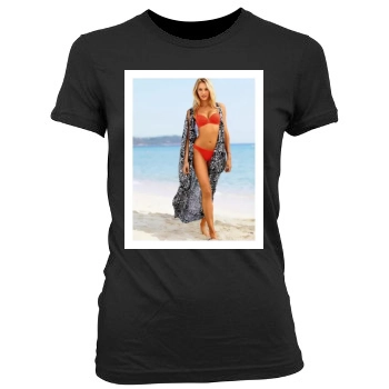 Candice Swanepoel Women's Junior Cut Crewneck T-Shirt