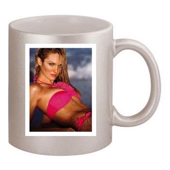 Candice Swanepoel 11oz Metallic Silver Mug