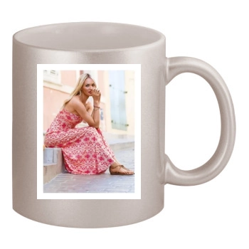 Candice Swanepoel 11oz Metallic Silver Mug