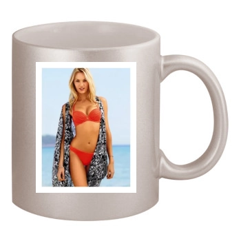 Candice Swanepoel 11oz Metallic Silver Mug