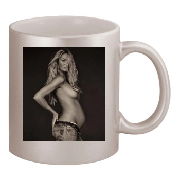 Candice Swanepoel 11oz Metallic Silver Mug