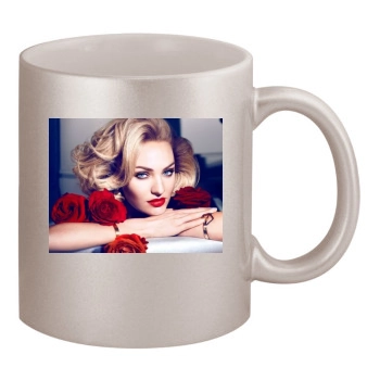 Candice Swanepoel 11oz Metallic Silver Mug