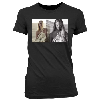 Candice Swanepoel Women's Junior Cut Crewneck T-Shirt