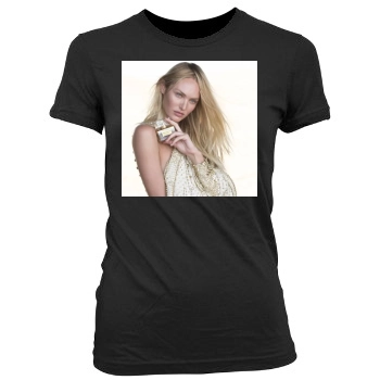 Candice Swanepoel Women's Junior Cut Crewneck T-Shirt