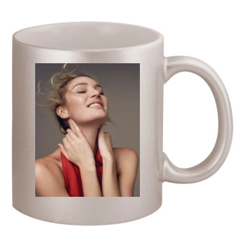 Candice Swanepoel 11oz Metallic Silver Mug