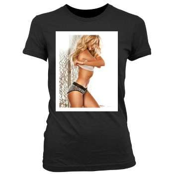 Candice Swanepoel Women's Junior Cut Crewneck T-Shirt