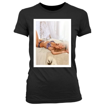 Candice Swanepoel Women's Junior Cut Crewneck T-Shirt