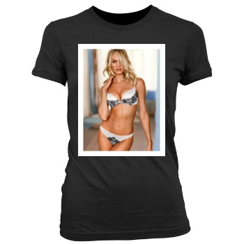 Candice Swanepoel Women's Junior Cut Crewneck T-Shirt