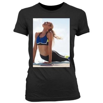 Candice Swanepoel Women's Junior Cut Crewneck T-Shirt