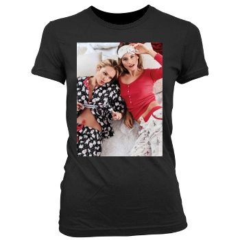 Candice Swanepoel Women's Junior Cut Crewneck T-Shirt