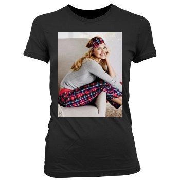 Candice Swanepoel Women's Junior Cut Crewneck T-Shirt