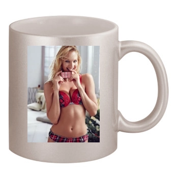 Candice Swanepoel 11oz Metallic Silver Mug