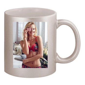 Candice Swanepoel 11oz Metallic Silver Mug