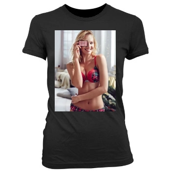 Candice Swanepoel Women's Junior Cut Crewneck T-Shirt