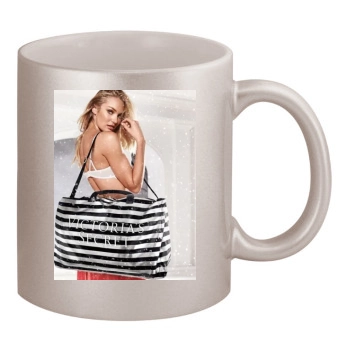 Candice Swanepoel 11oz Metallic Silver Mug