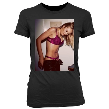 Candice Swanepoel Women's Junior Cut Crewneck T-Shirt